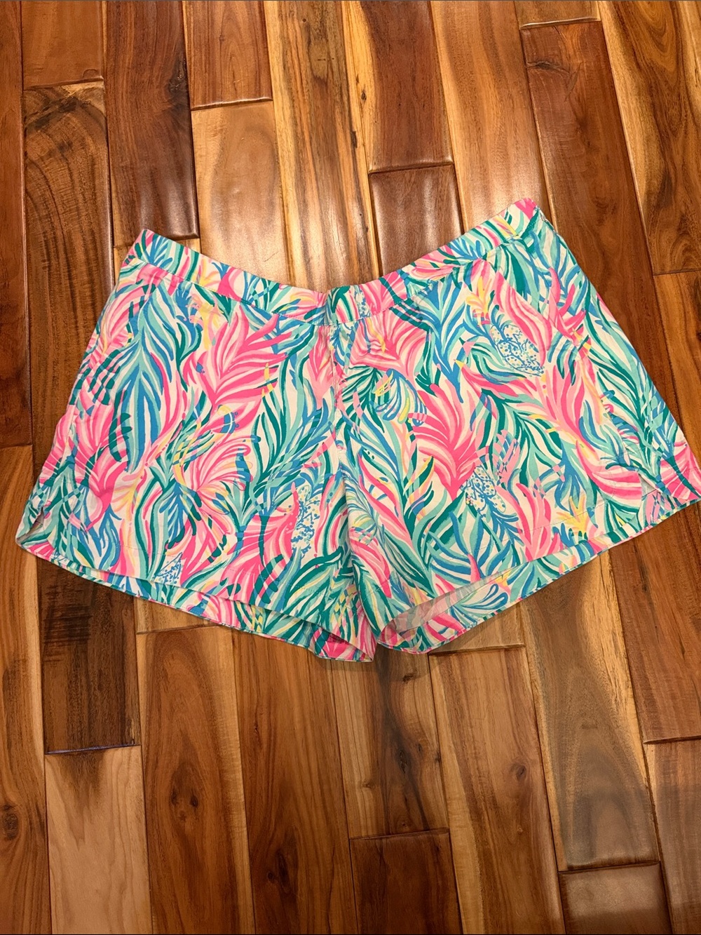 Lilly Pulitzer Tropical Pink & Teal Women's Shorts